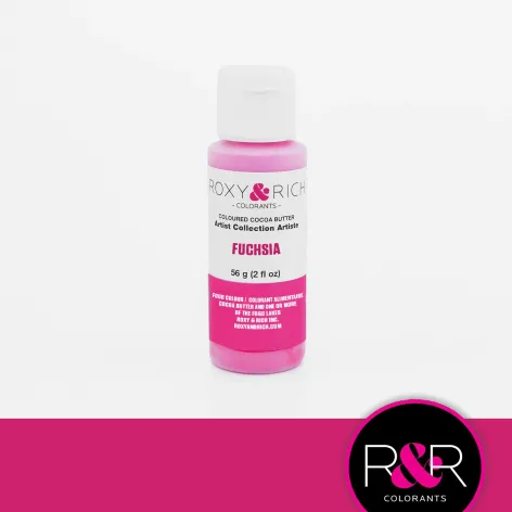 Coloured Cocoa Butter; Fuchsia